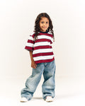 Strawberry Milk Mini Striped T-Shirt