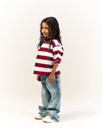 Strawberry Milk Mini Striped T-Shirt
