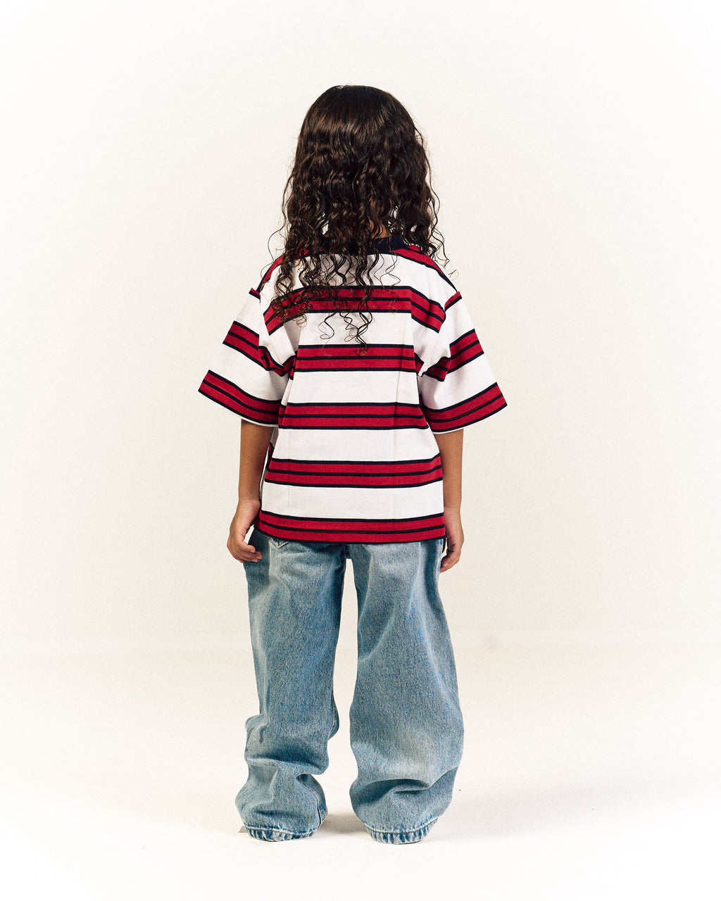 Strawberry Milk Mini Striped T-Shirt