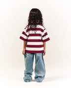Strawberry Milk Mini Striped T-Shirt
