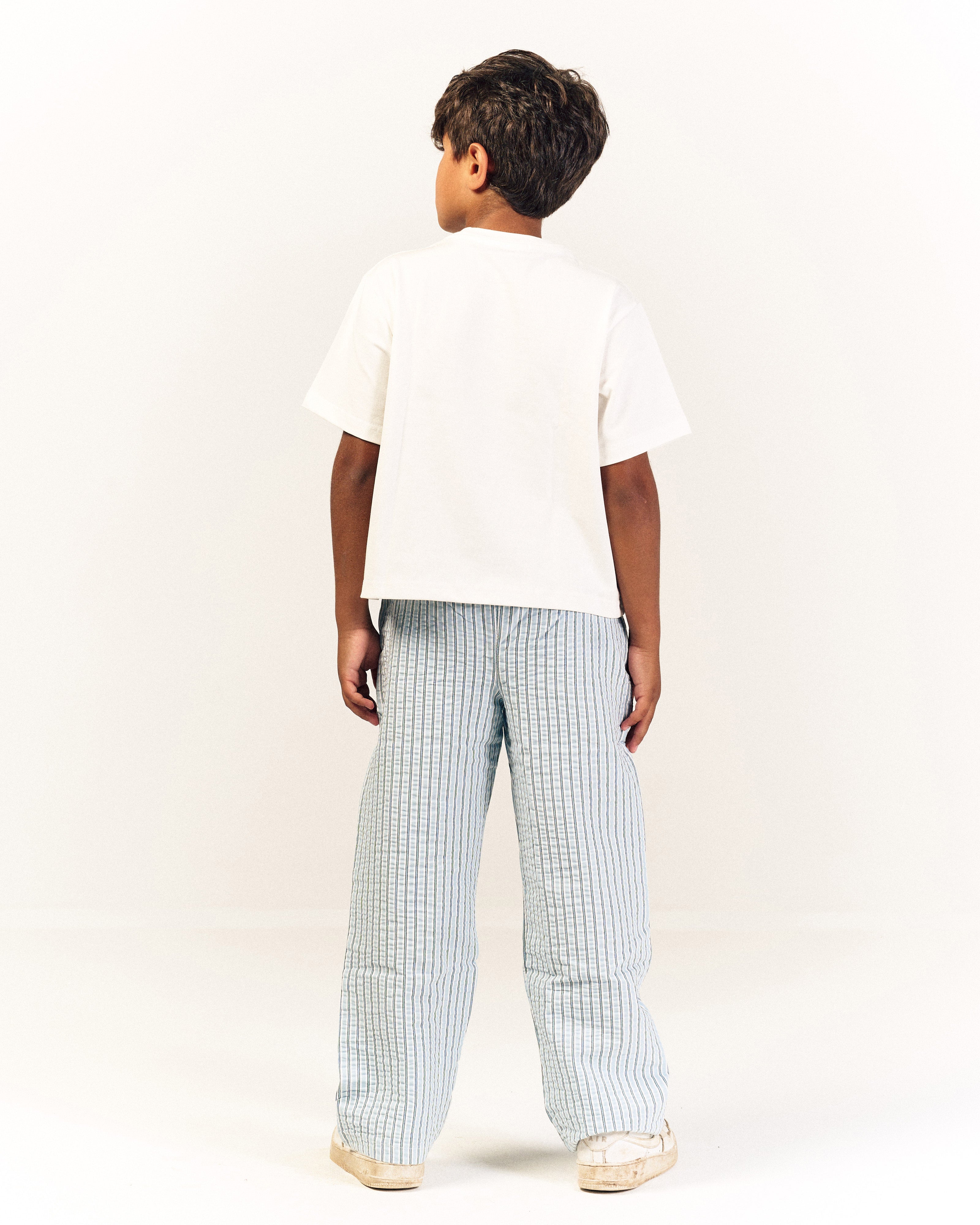 Skyline Mini Striped Poplin Pants