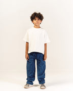 Indigo Tide Mini Striped Poplin Pants