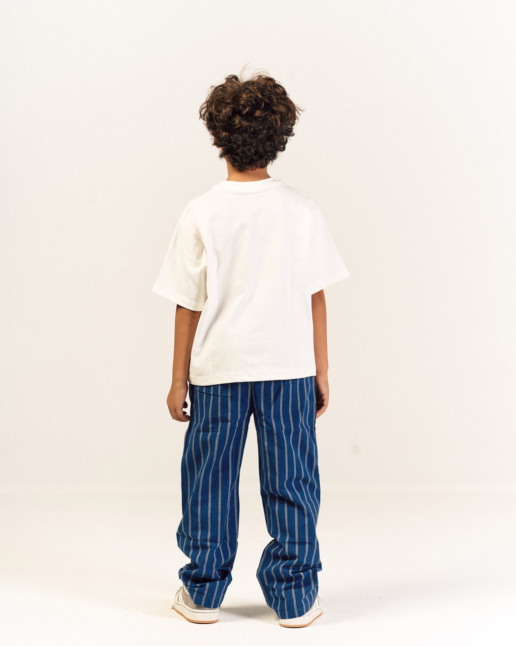 Indigo Tide Mini Striped Poplin Pants