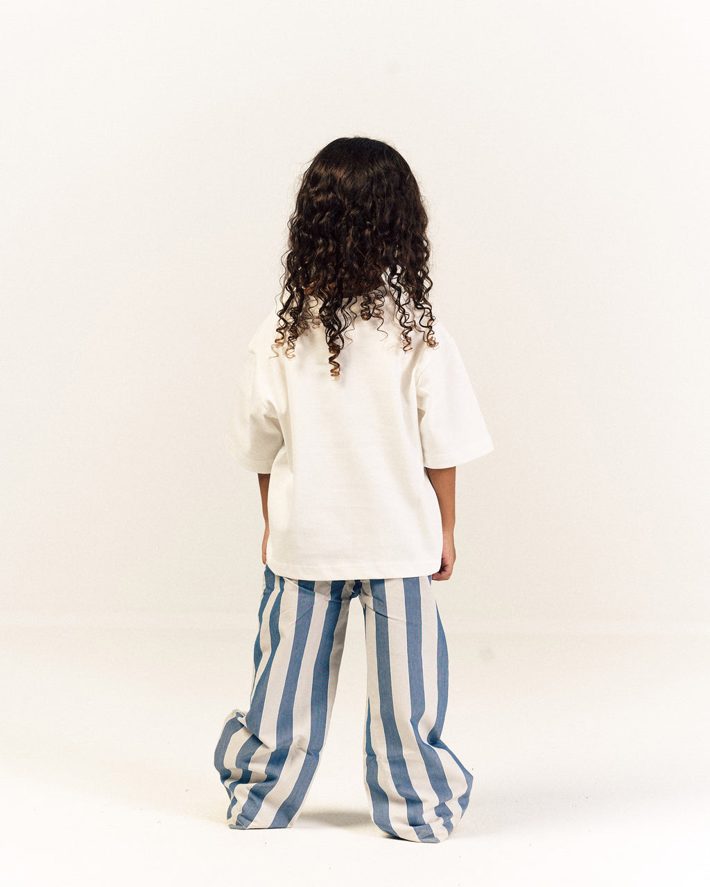 Blue Tide Mini Striped Poplin Pants