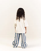 Blue Tide Mini Striped Poplin Pants