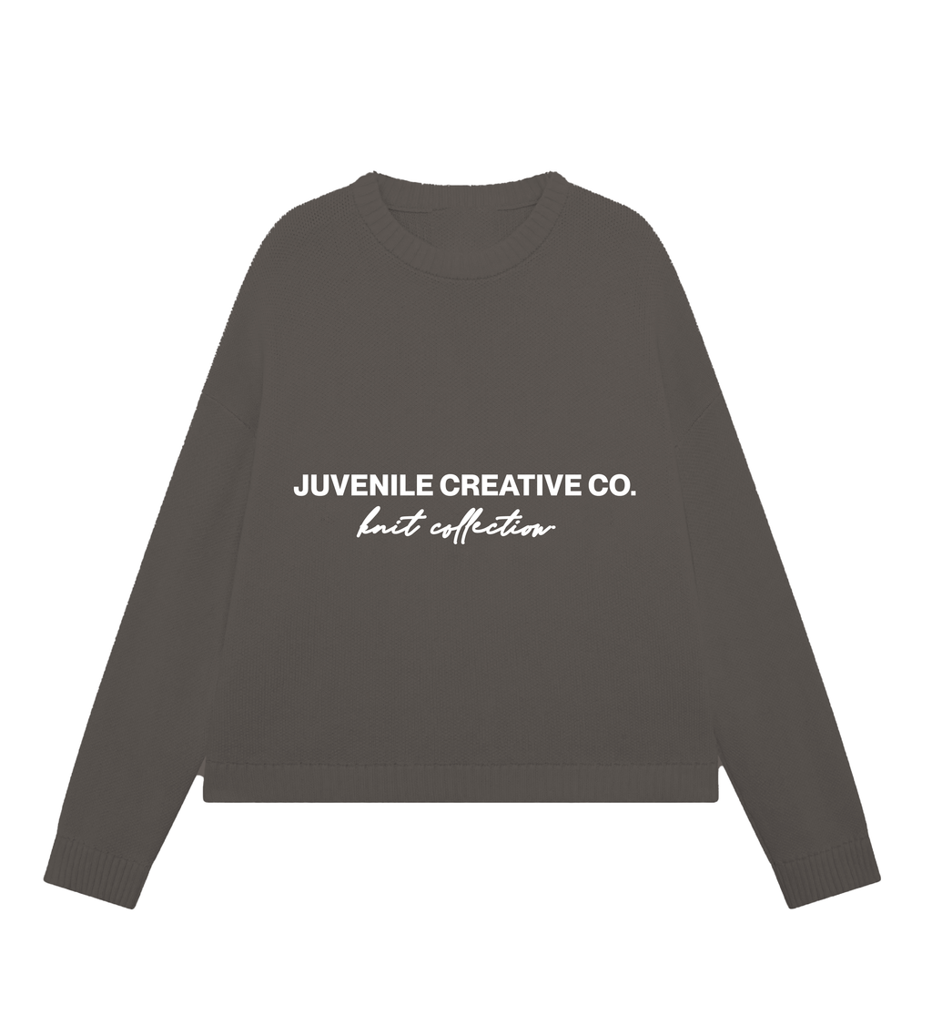 HAZEL BROWN KNIT SWEATER