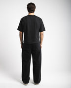 Men Baggy Jeans - Solid Black