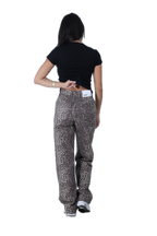 Leopard Print Denim