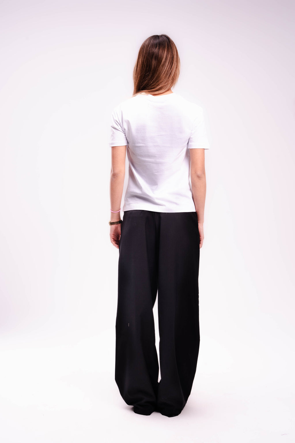 Women Black Pleated Pants