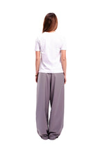 Women Light Grey Pleated Pants