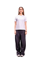 Women Dark Grey Pleated Pants