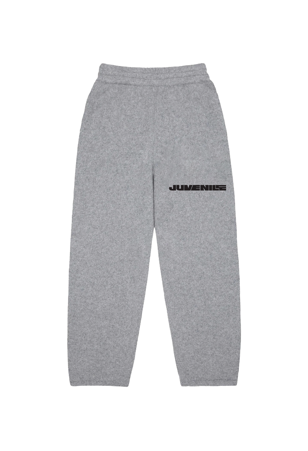 Grey Knitted Sweatpants