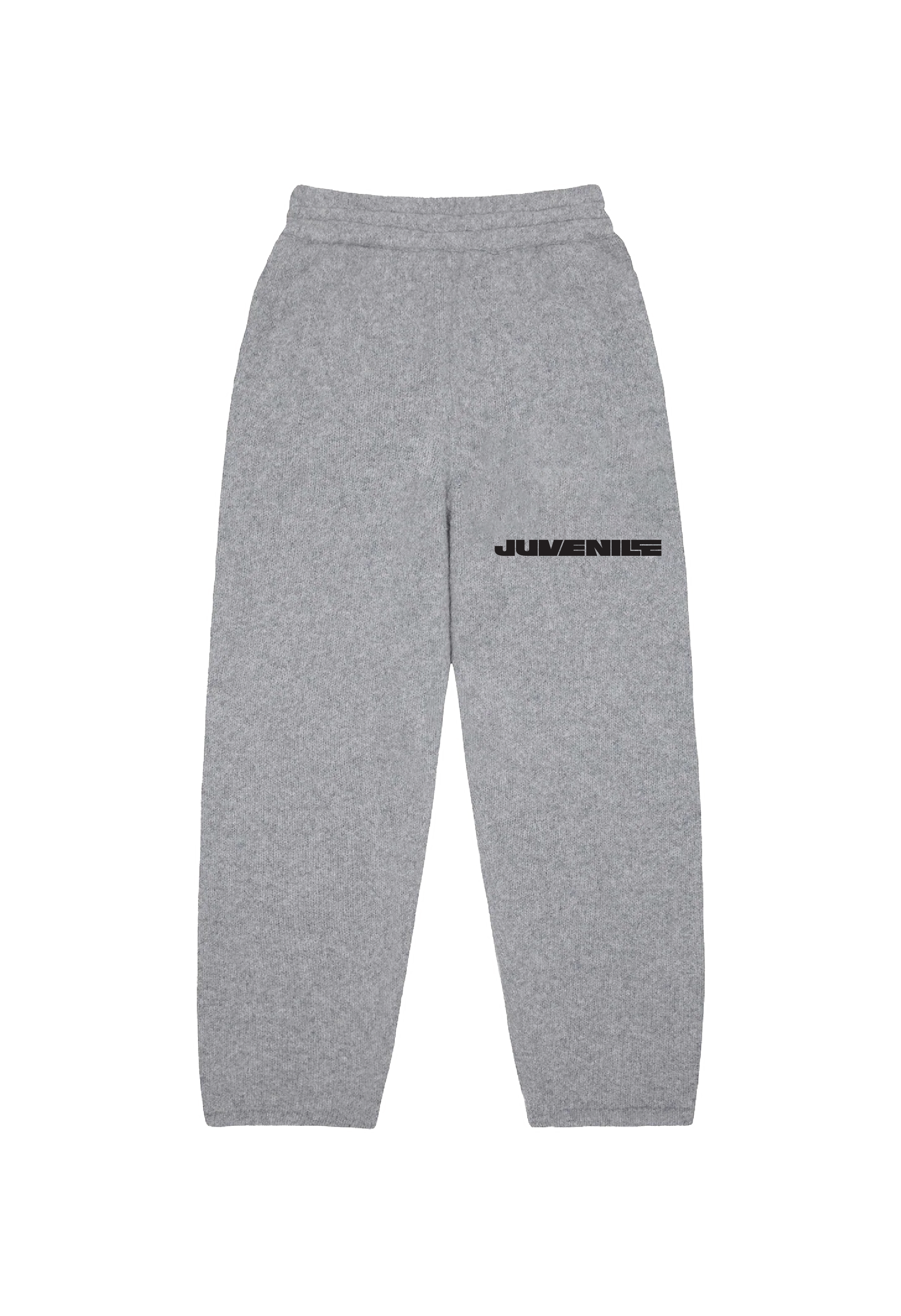 Grey Knitted Sweatpants