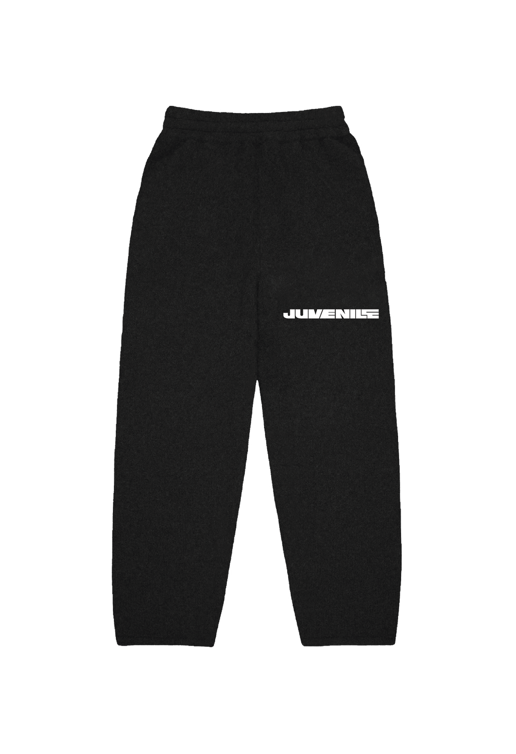 Black Knitted Sweatpants