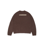 Brown VRV Logo Knit Sweater