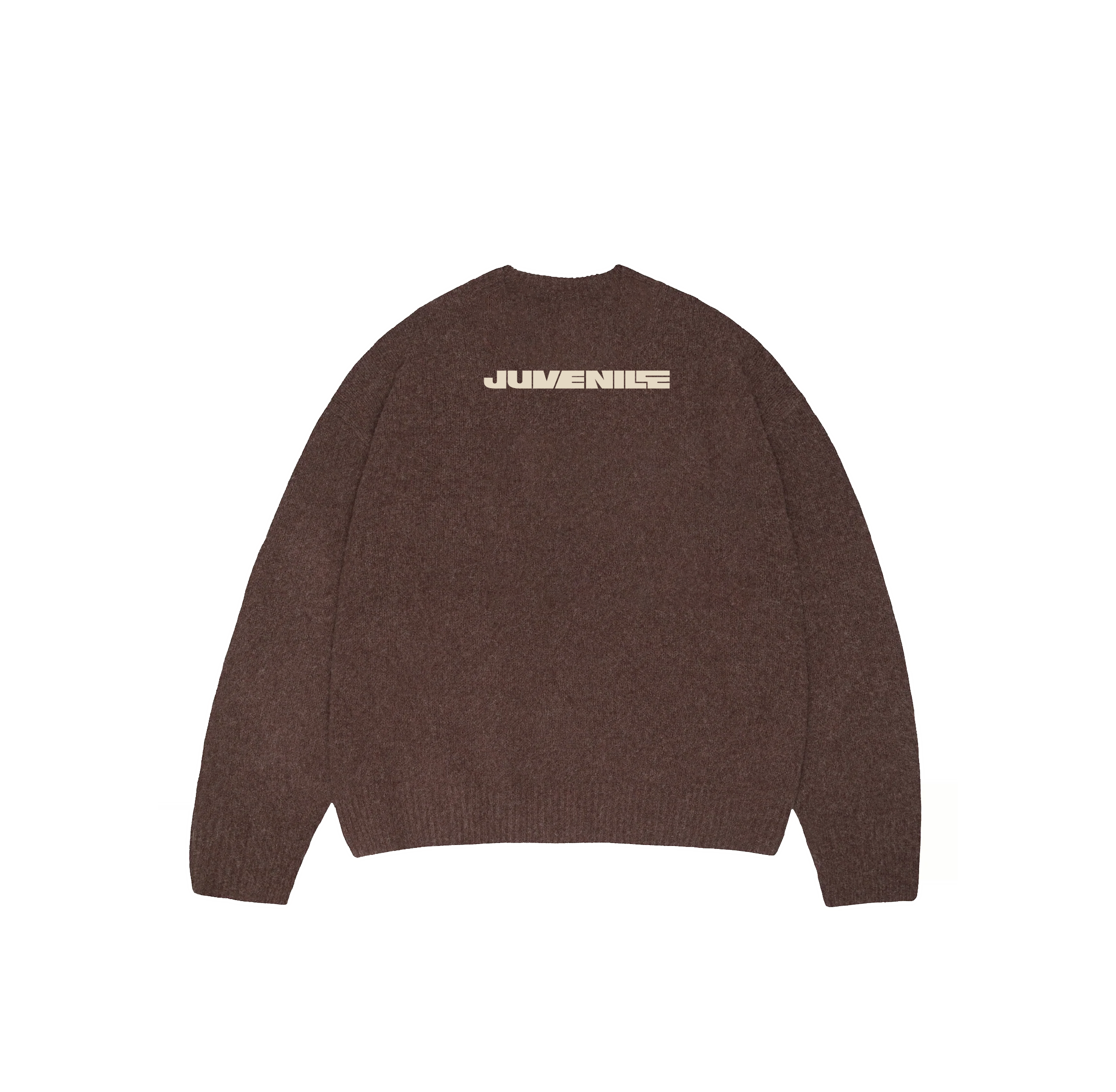 Brown VRV Logo Knit Sweater