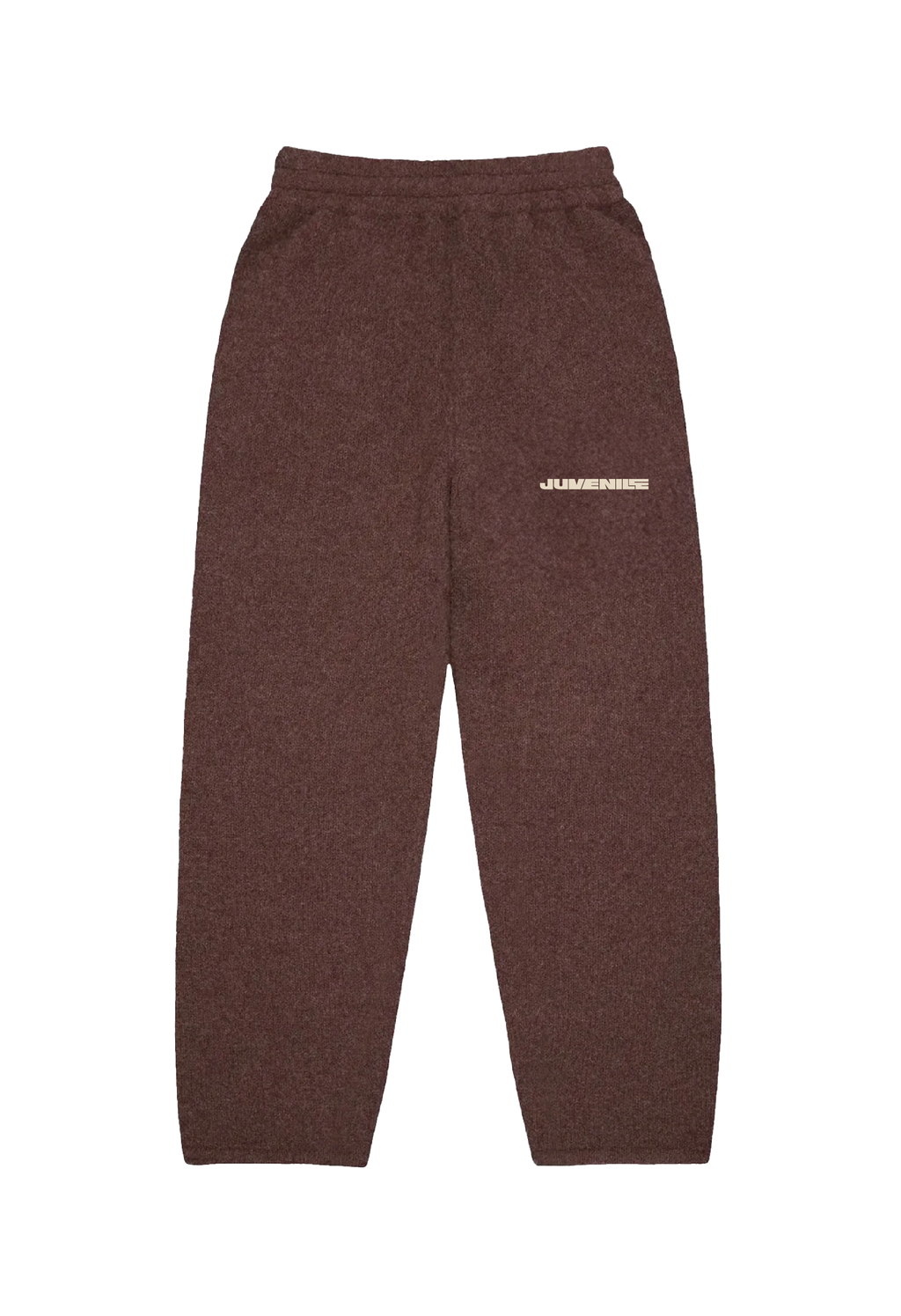Brown Knitted Sweatpants
