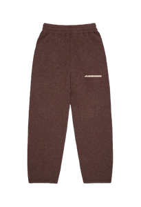 Brown Knitted Sweatpants