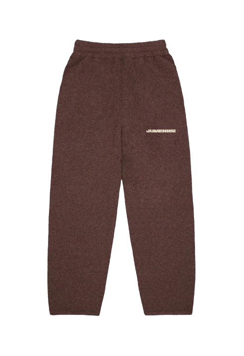Brown Knitted Sweatpants