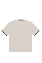 Cream VRV Logo Knitted Tshirt