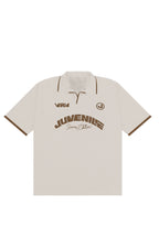 Cream VRV Logo Knitted Tshirt