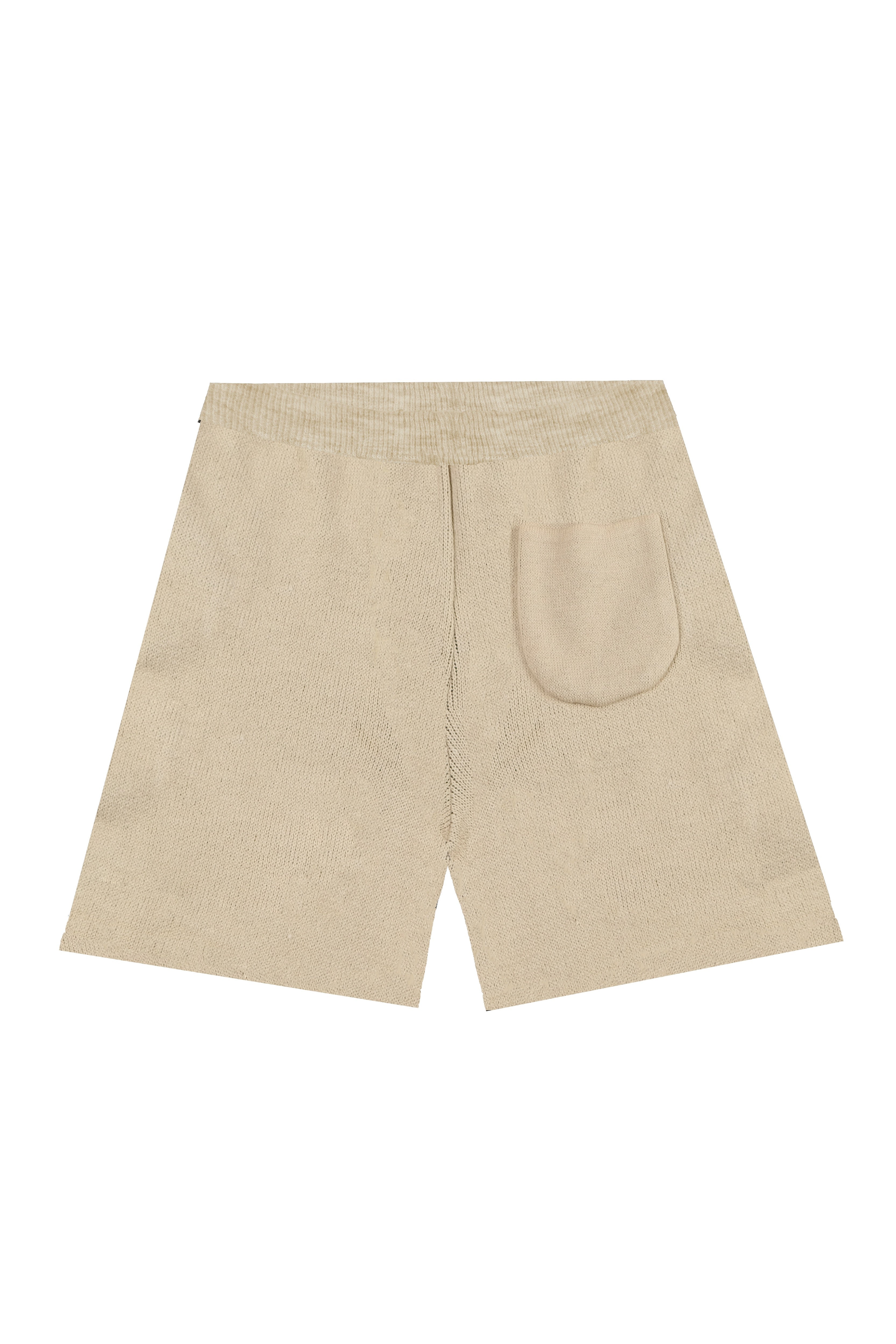 Cream VRV Logo Knitted Short