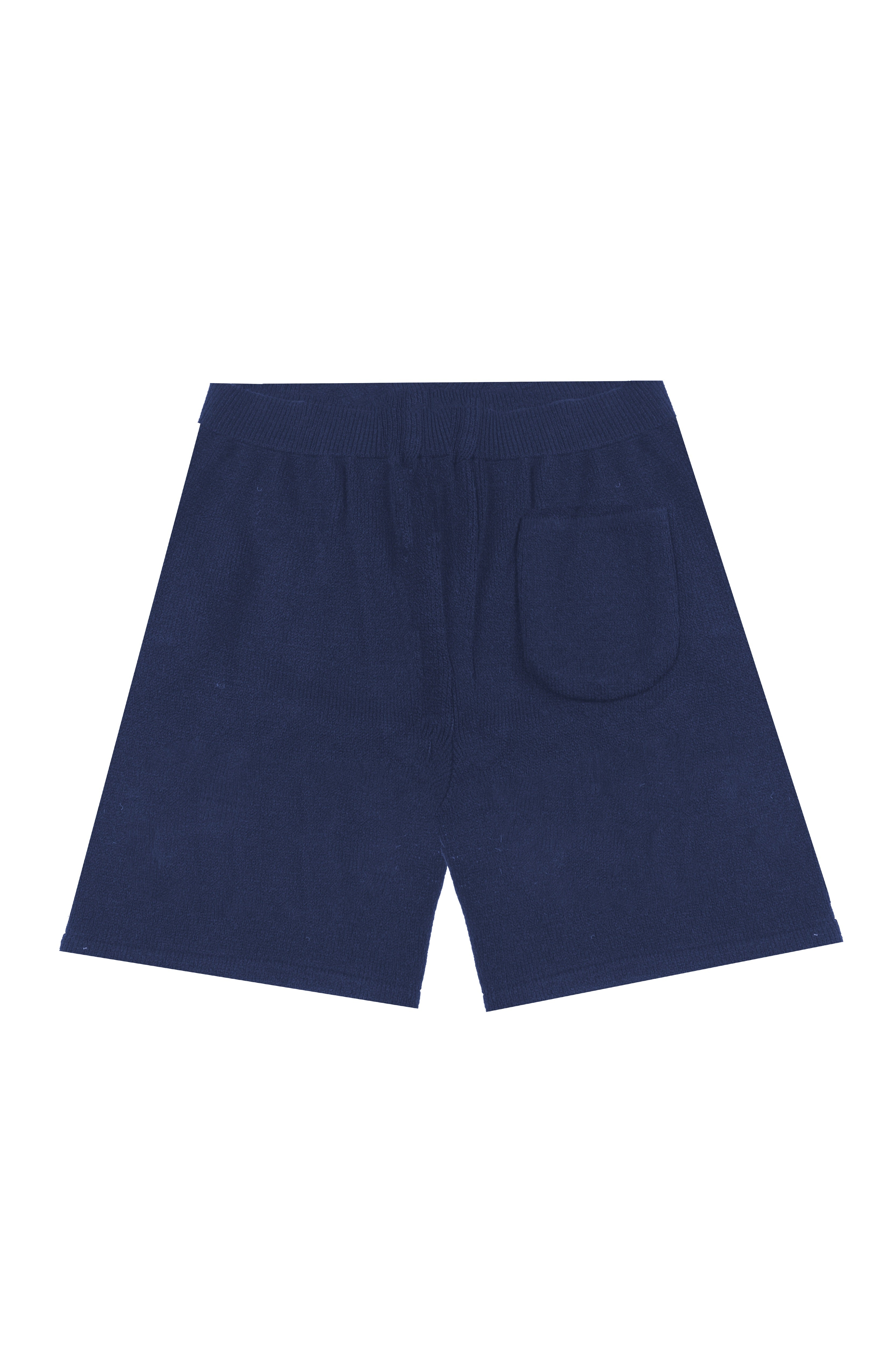 Navy Blue VRV Logo Knitted Short