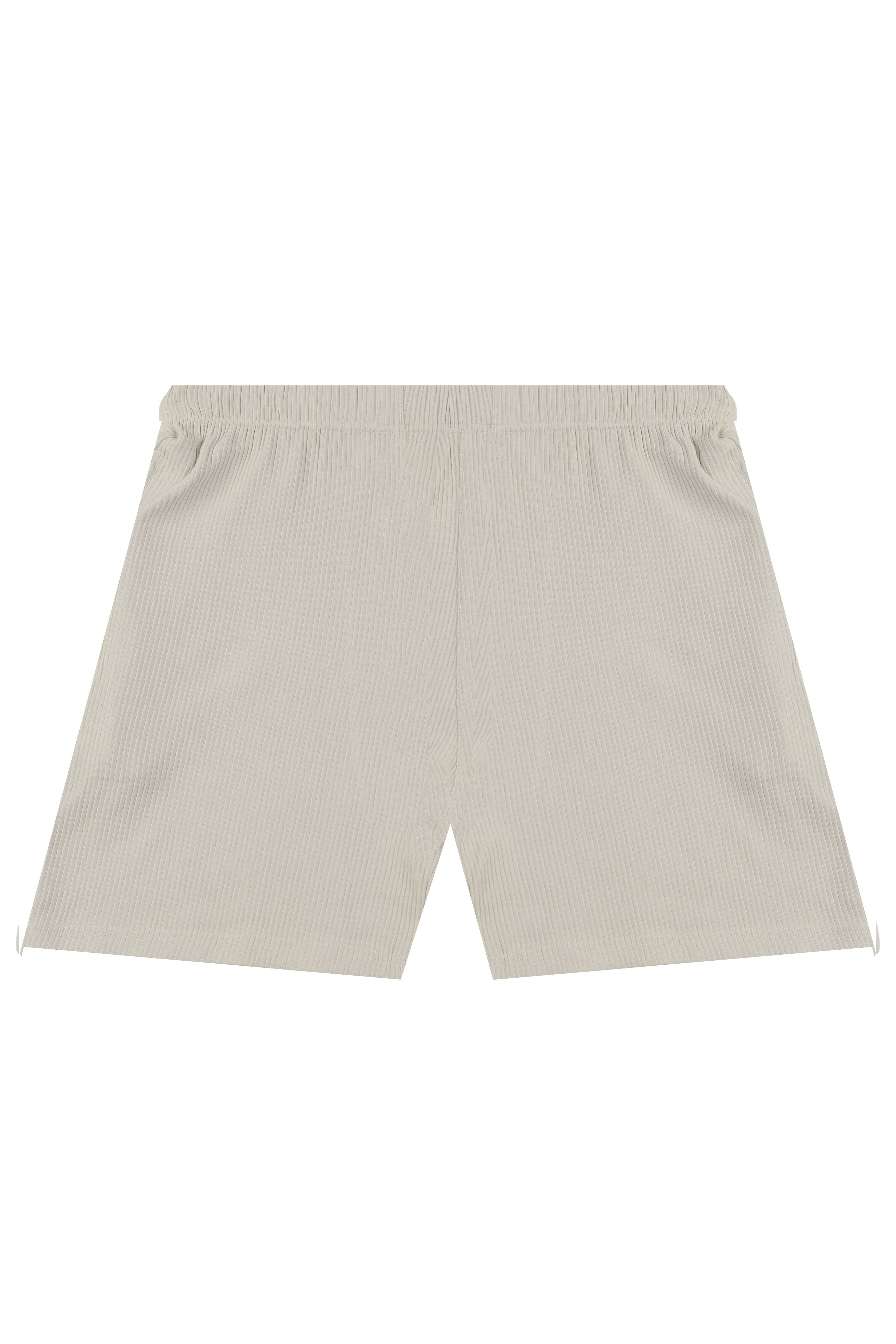 Grey Drill Short