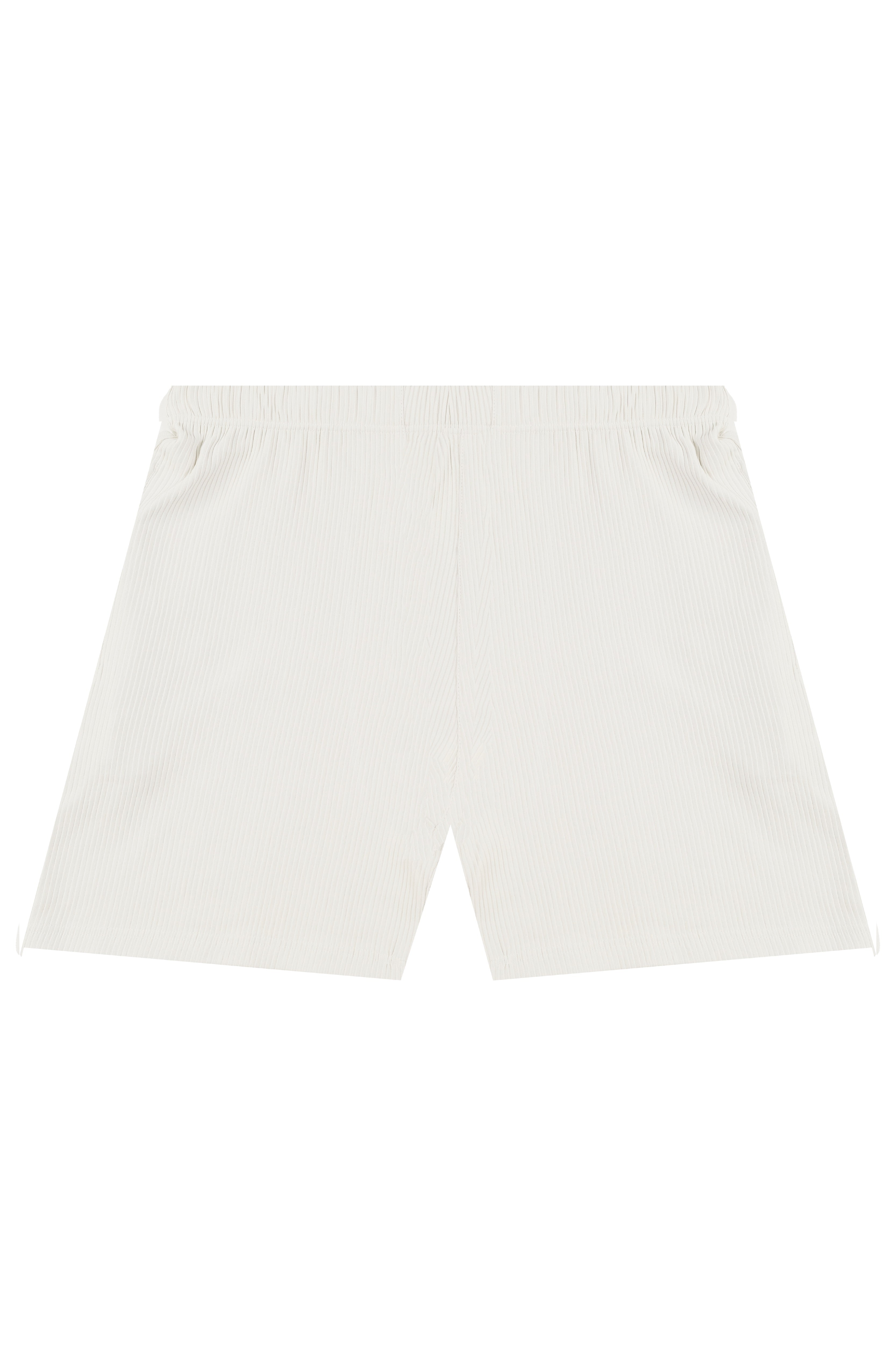 White Drill Short