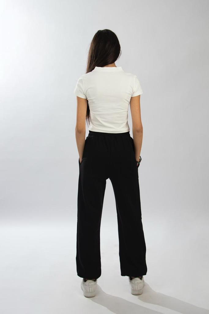 Essential White Tight Crop-top