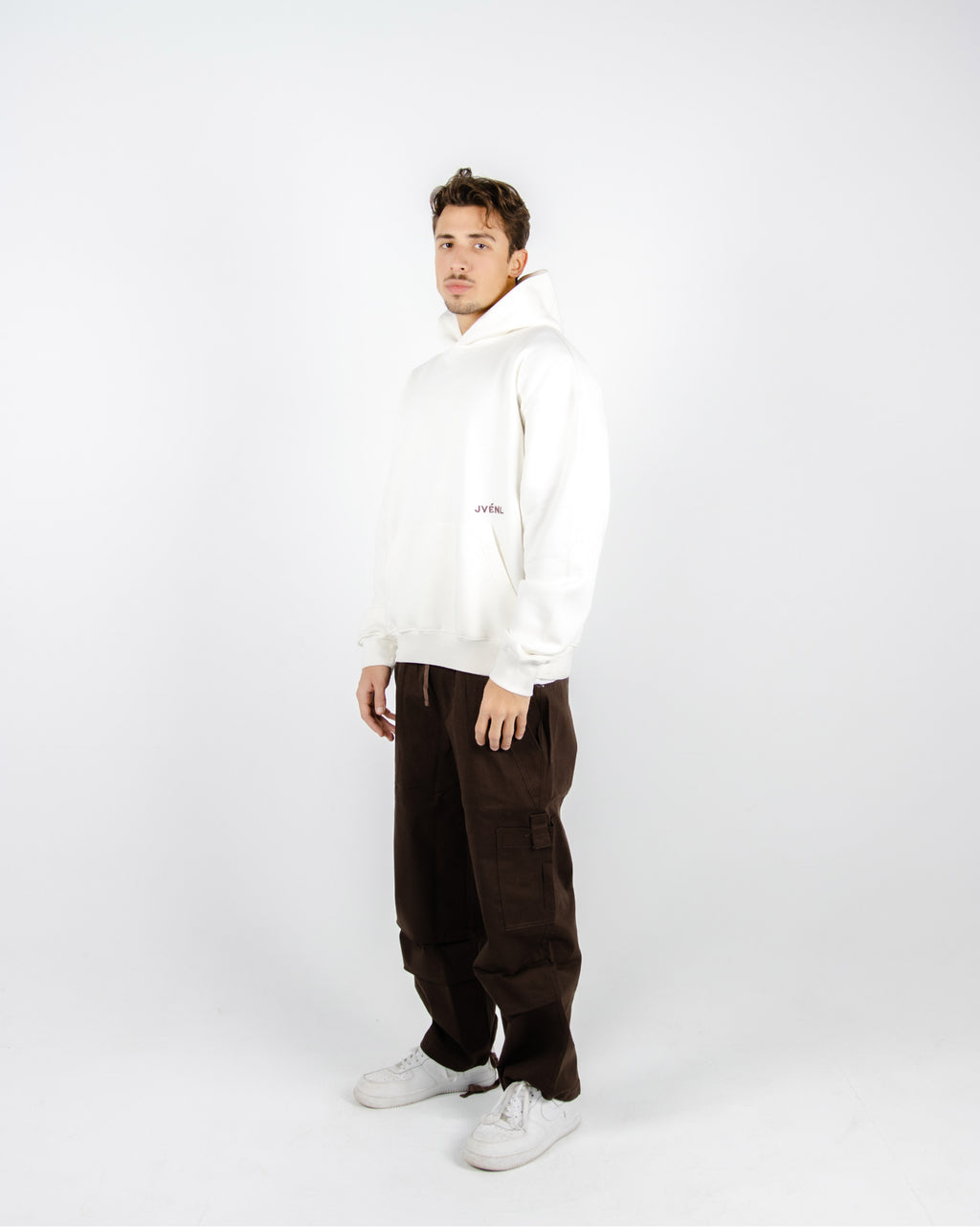 Cream Hoodie