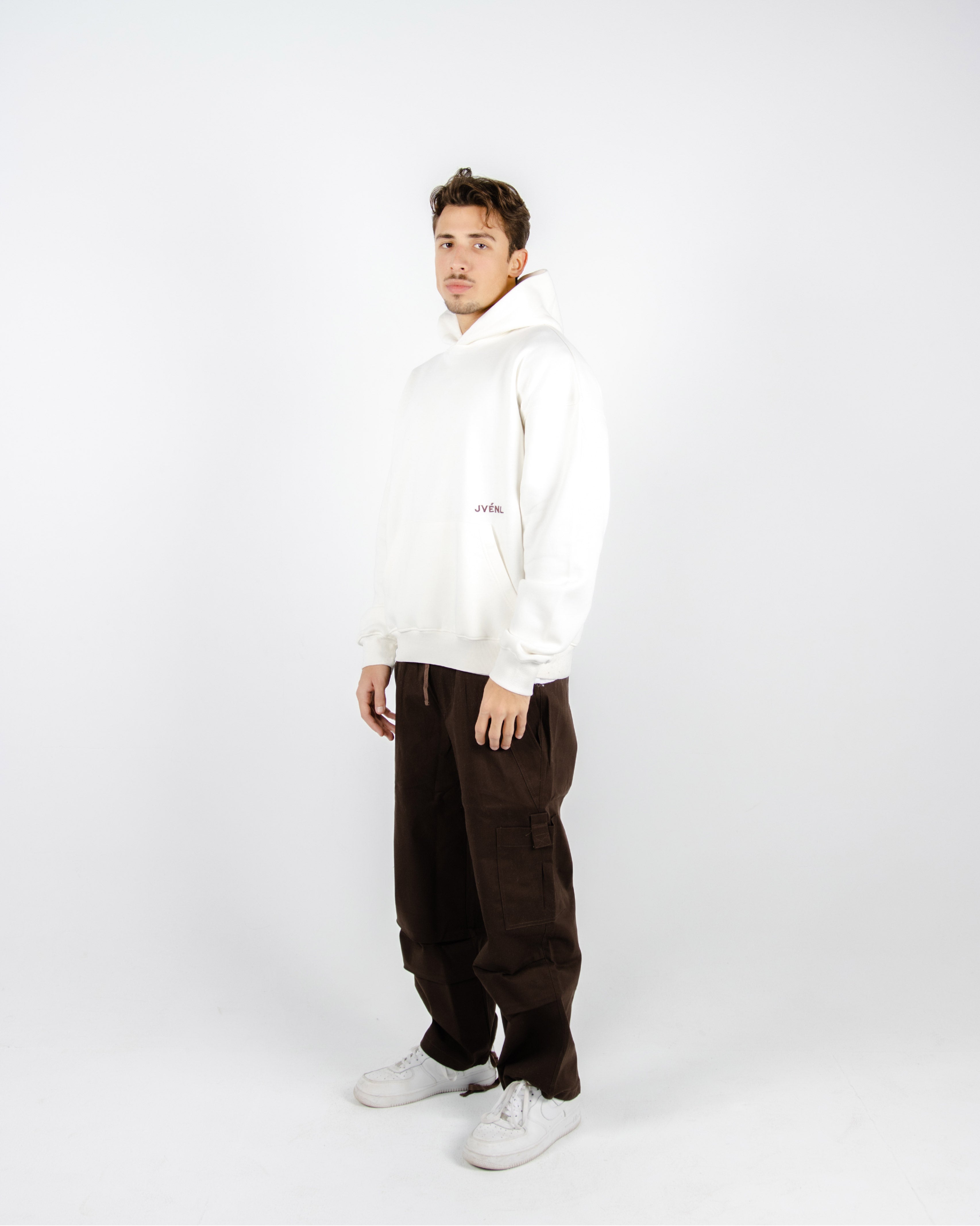Cream Hoodie
