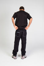 Men STITCHED Denim Cargo