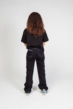 Women STITCHED Denim Cargo